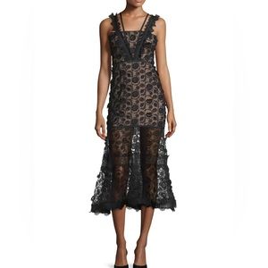 Alexis Lace Lorelle Black Dress